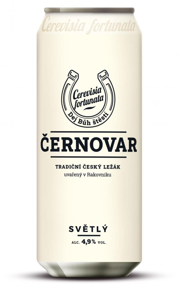 Пиво Cernovar светлое фильтрованное 4,9%, 500 мл