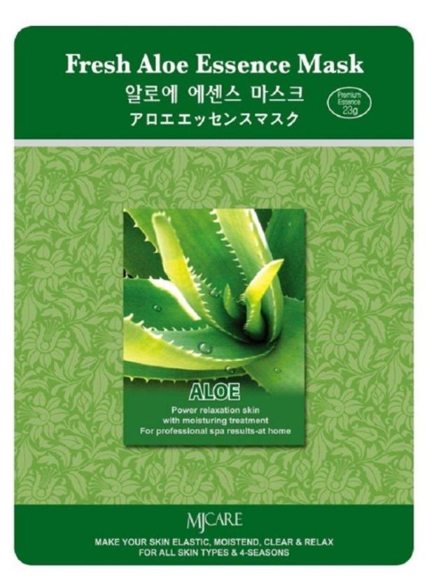 

Маска тканевая для лица Mijin essence mask с экстрактом алоэ, 23 г