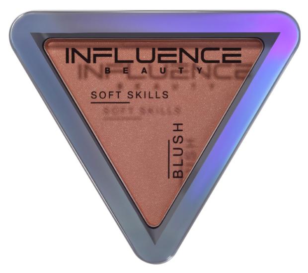 Румяна Influence Beauty Soft skills компактные тон 02 персиковый с сиянием, 3 г румяна компактные influence beauty soft skills 3 г