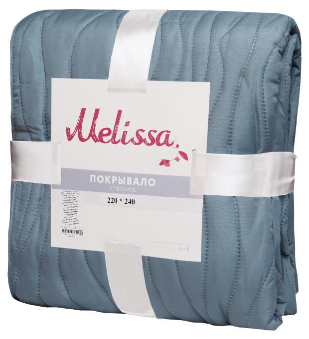 

Покрывало Melissa двустороннее стеганное Кора однотонное, 200х215 см