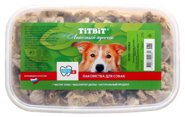 

Лакомство для собак TiTBiT Легкое говяжье, 180 г