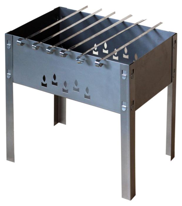 

Мангал Grillkoff Тайга+6 шампуров, 40х26х40 см