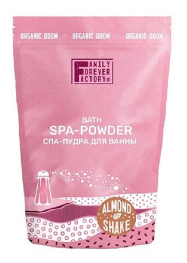 Spa-пудра для ванны Family Forever Factory Миндальный шейк, 200 г