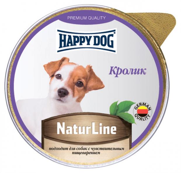 

Корм для собак Happy Dog Паштет кролик, 125 г