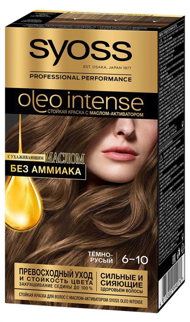 

Краска для волос Syoss Oleo Intense Тёмно-русый тон 6-10