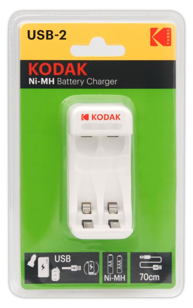 Зарядное устройство для аккумуляторов Kodak C8001B USB K2AA/AAA