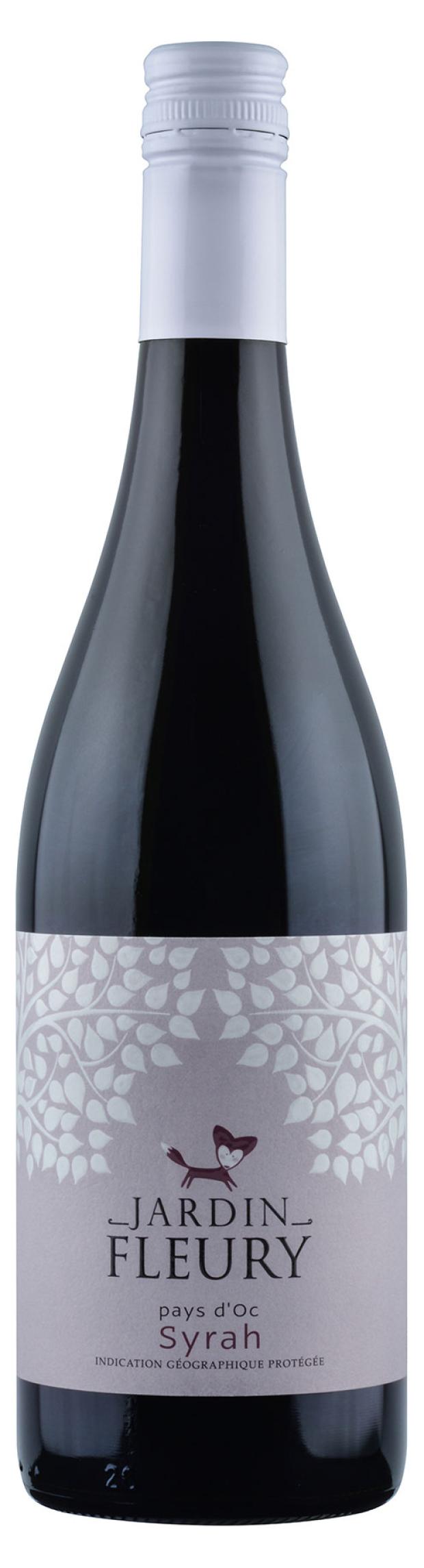 Вино Jardin Fleury Syrah Pays d'Oc красное сухое Франция, 0,75 л