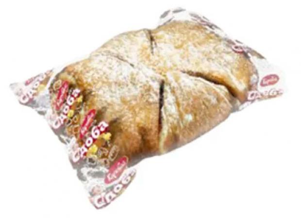 Слойка Каравай с брусникой и яблоком 80 г