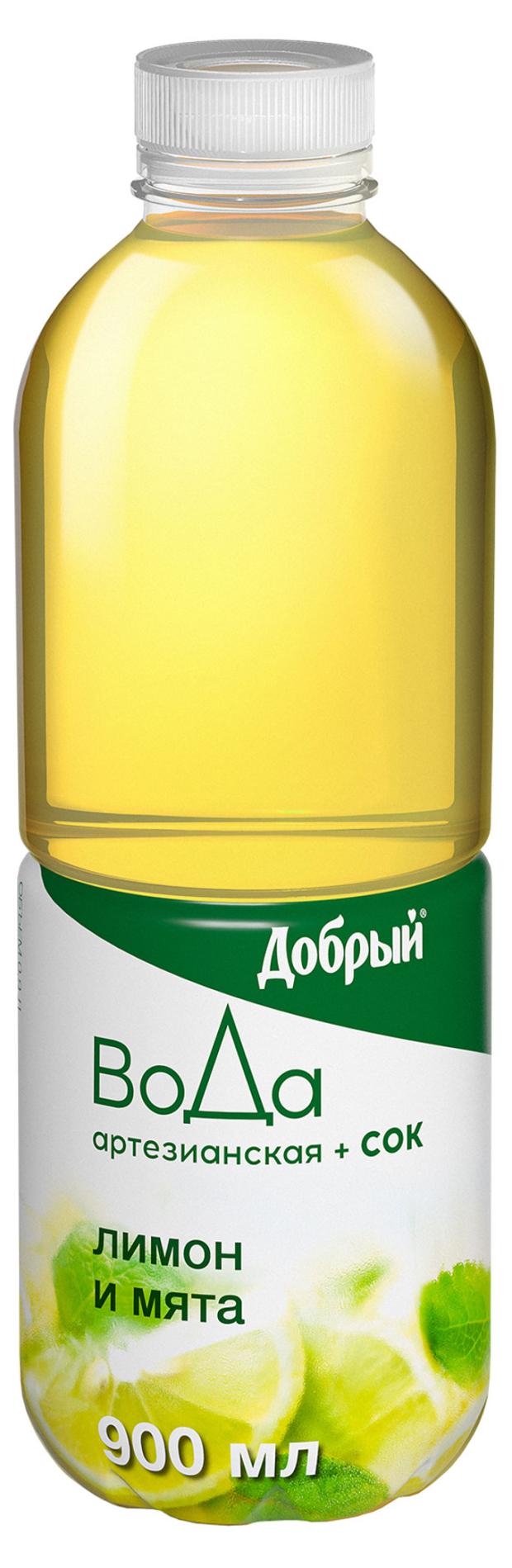 

Напиток сокосодержащий Добрый с лимоном и мятой, 0,9 л