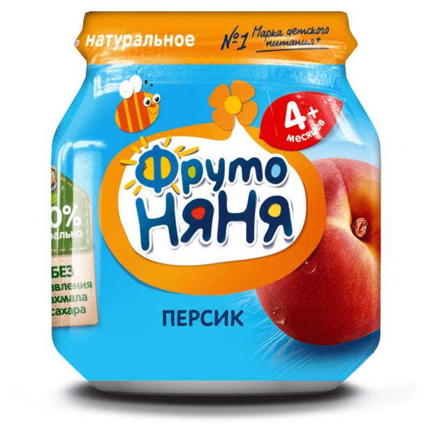 

Пюре «ФрутоНяня» из персиков с 4 мес., 100 г