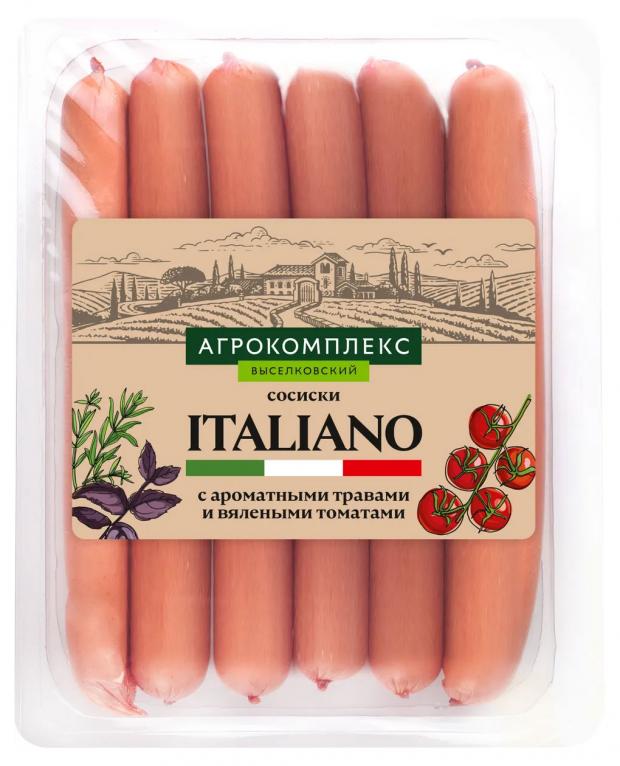 Сосиски Агрокомплекс Italiano с травами и вялеными томатами, 360 г