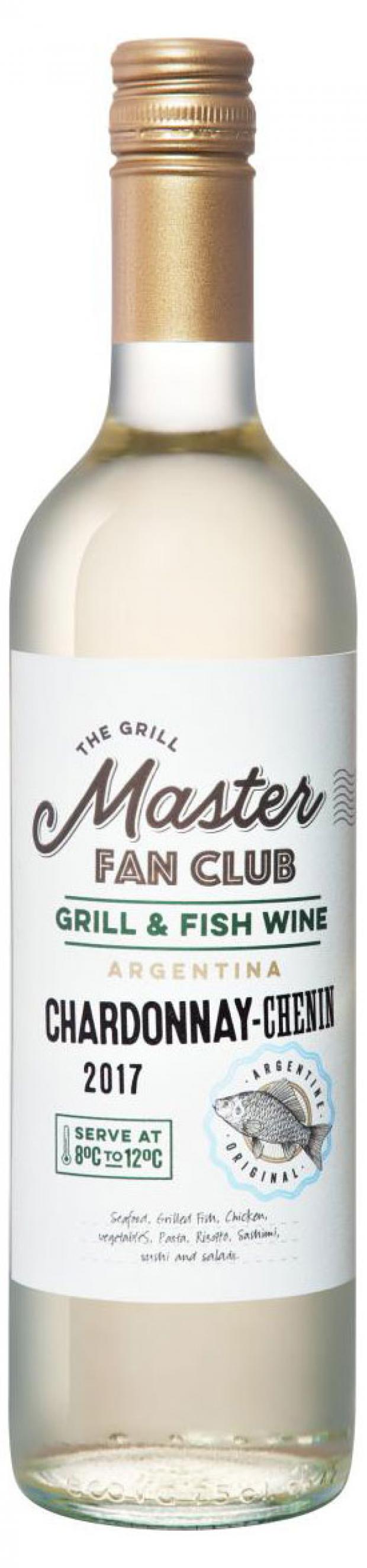 Вино The Grill Master Fan Club Chardonnay-Chenin белое полусухое Аргентина, 0,75 л