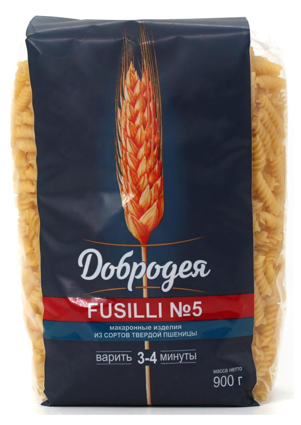Макаронные изделия Добродея Fusilli 5, 900 г
