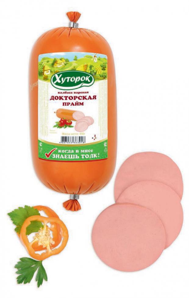 Колбаса вареная Хуторок Докторская, 450 г