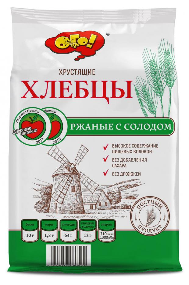 

Хлебцы «ОГО!» ржаные с солодом, 75 г
