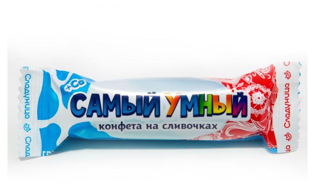 

Конфеты Сладуница Самый умный на сливочках, вес