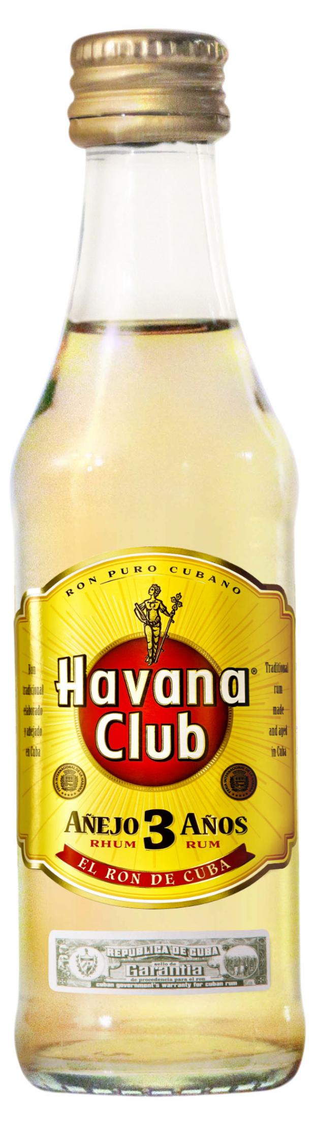 Ром Havana Club Anejo 3 года Куба, 0,05 л