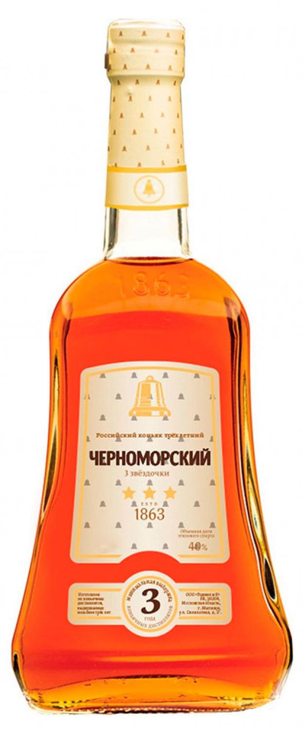 

Коньяк Черноморский 3 звезды Россия, 0,5 л