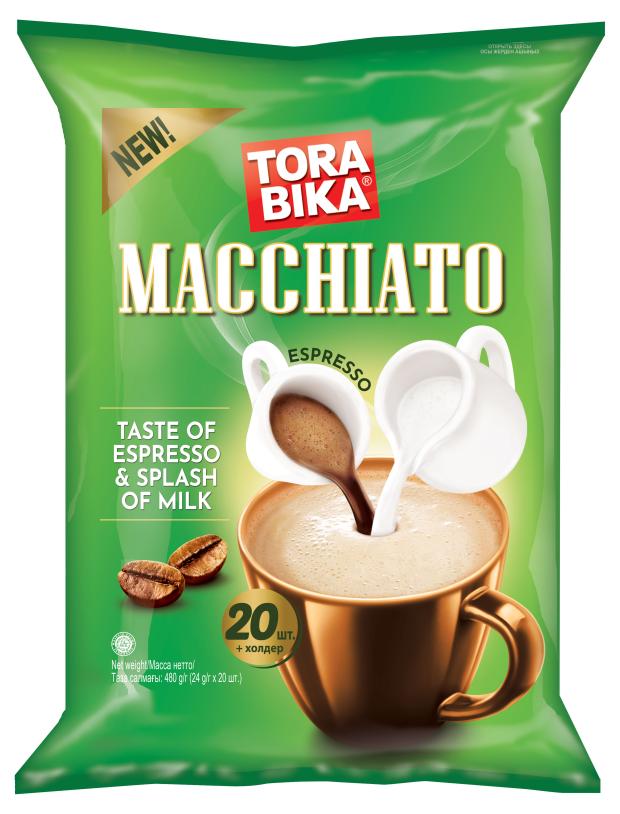 

Напиток кофейный Torabika 3в1 Macchiato, 20х25 г
