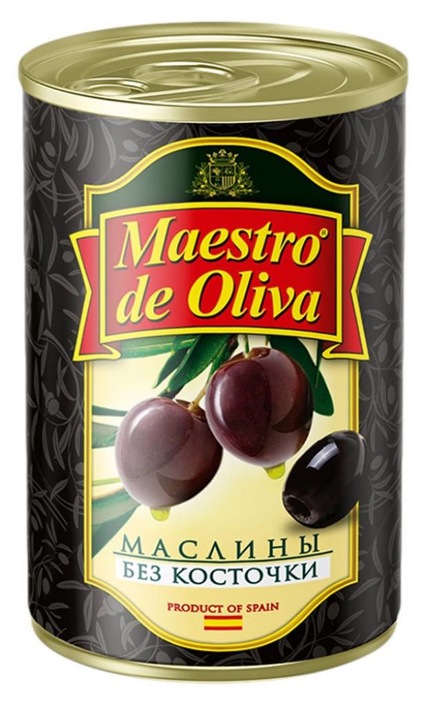 Маслины черные Maestro de Oliva без косточки 280 г 152₽
