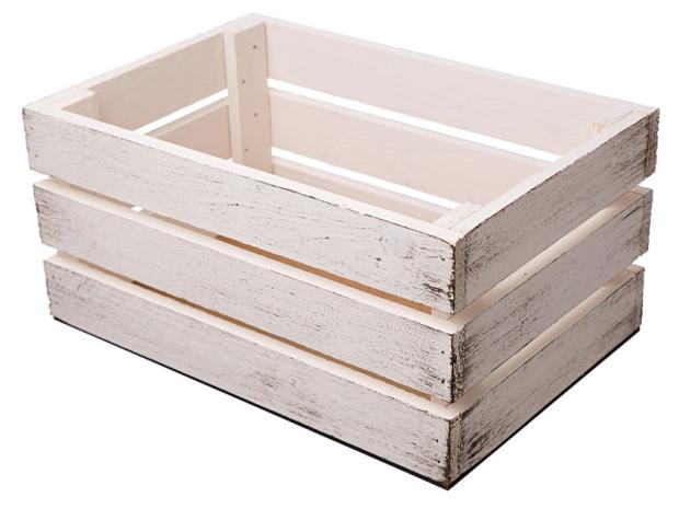 Ящик Азалия Декор Прованс дерево бежевый, 30х20х14 см