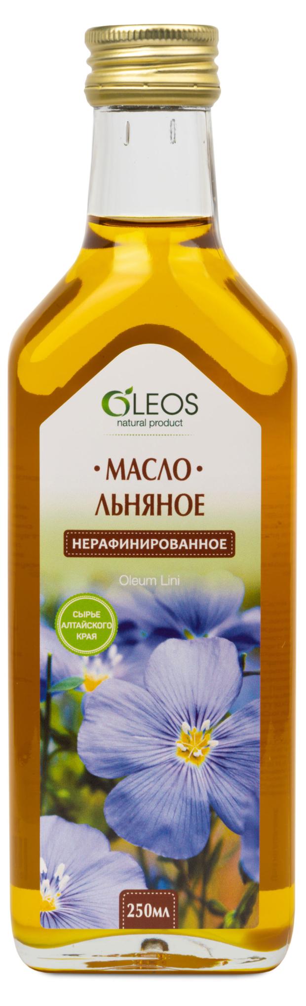 Масло льняное OLEOS, 250 мл