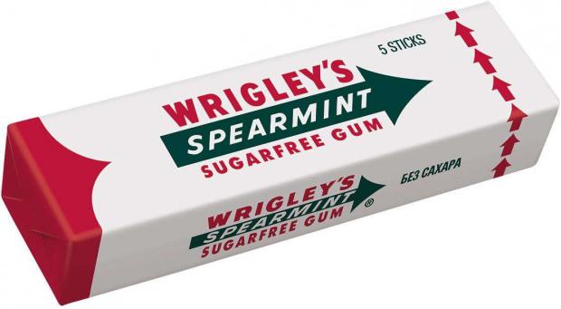 Резинка жевательная Wrigley's Spearmint, 13 г