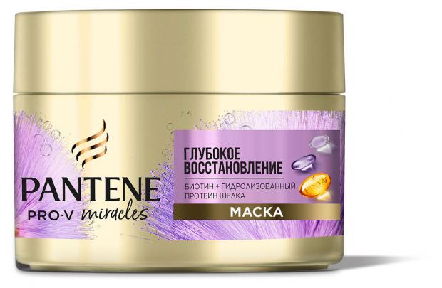 Маска для волос Pantene Шелк и сияние, 160 мл