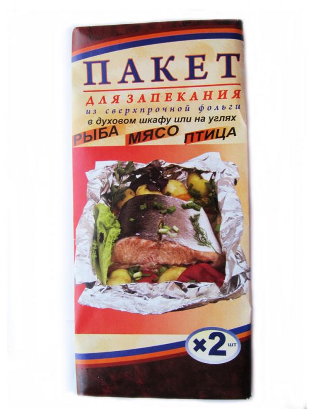 

Пакет для запекания Сарт из сверхпрочной фольги, 2 шт