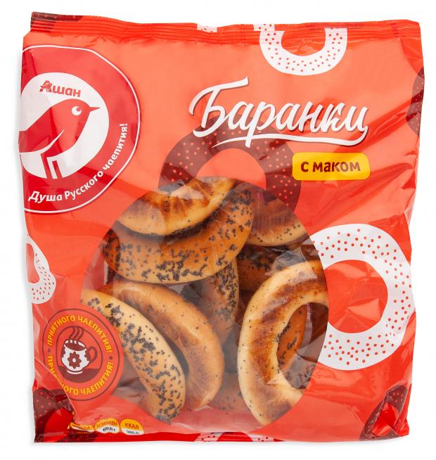

Баранки АШАН с маком, 350 г