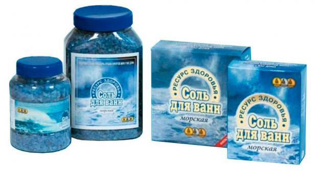 Соль для ванн Ресурс здоровья морская, 1,7 кг