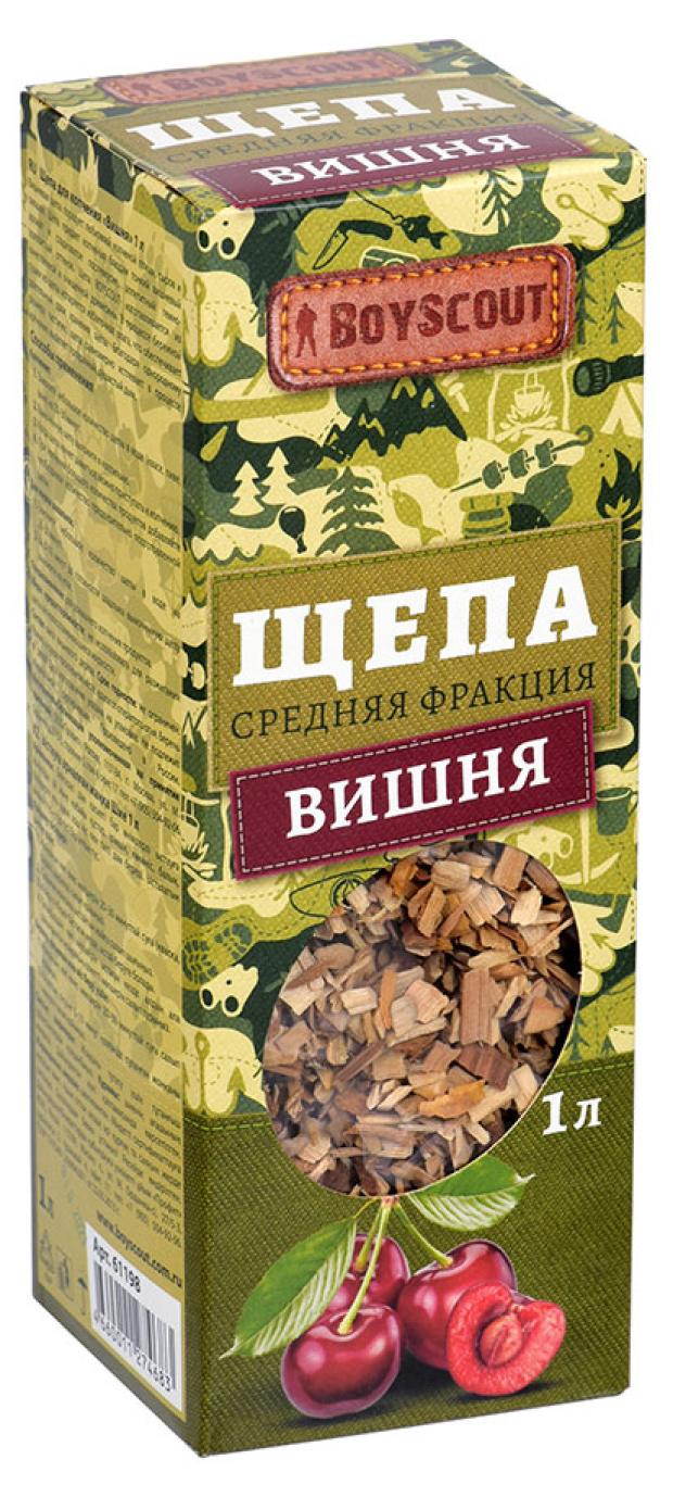 

Щепа для копчения BoyScout Вишня, 1 л