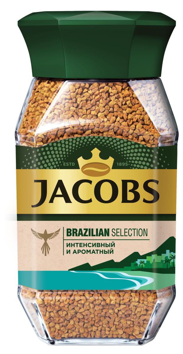 

Кофе растворимый Jacobs Brazilian selection, 95 г