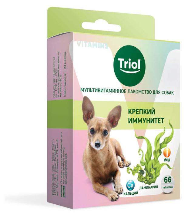 

Лакомство для собак Triol крепкий иммунитет, 33 г