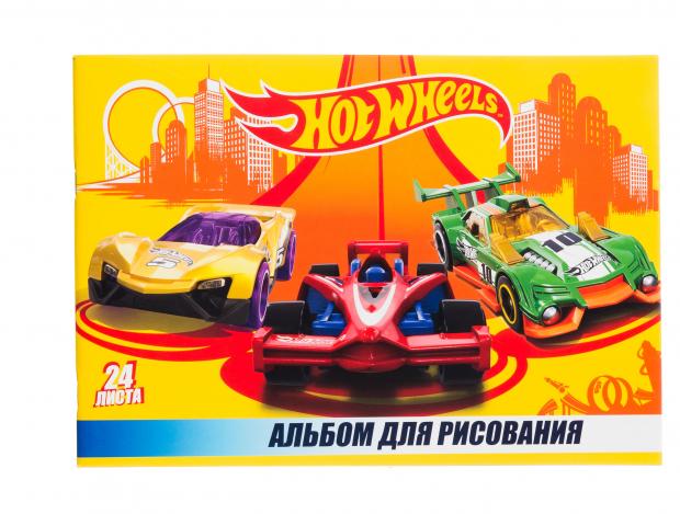 Альбом для рисования Centrumhot Wheels А4, 24 л