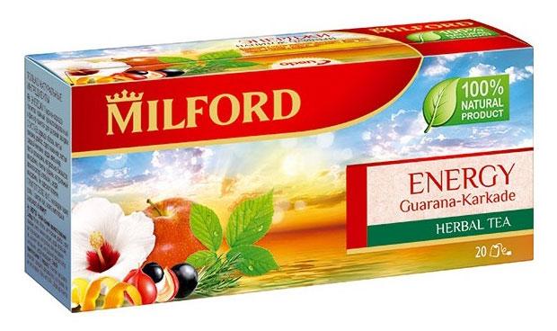 

Напиток чайный Milford Energy, 20х2 г