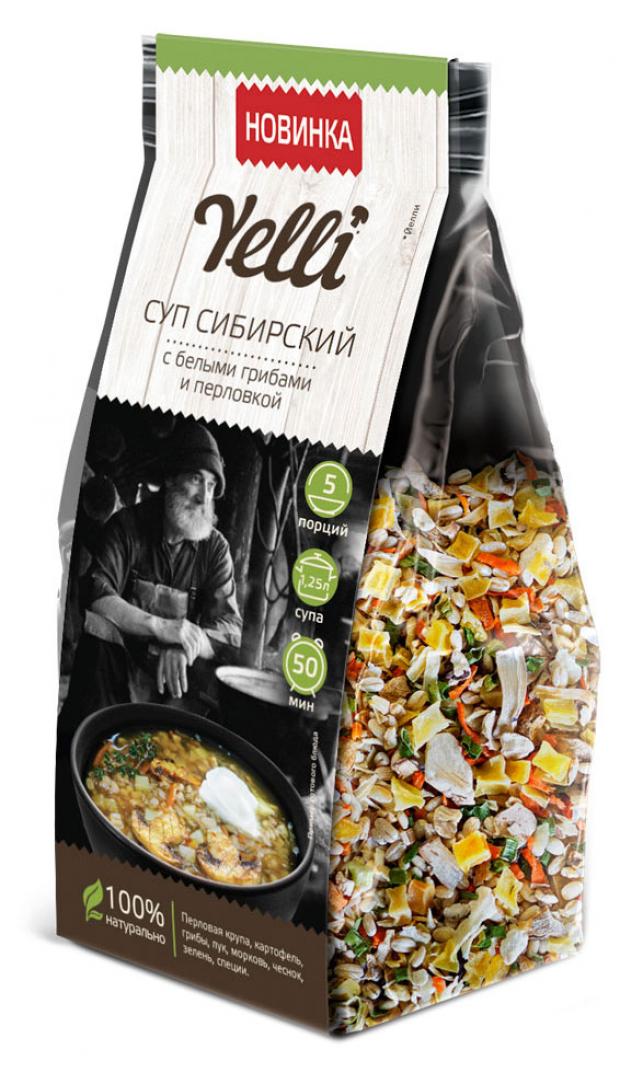 

Суп Сибирский Yelli с белыми грибами и перловкой, 125 г