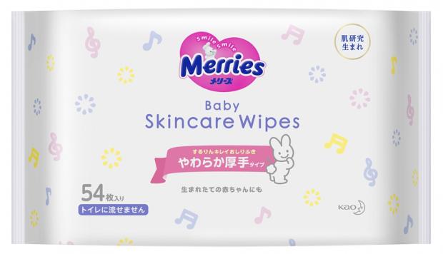 

Влажные салфетки детские Merries сменный блок, 54 шт