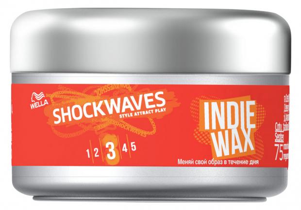 

Воск для волос Wella Shockwaves Indie Wax, 75 мл