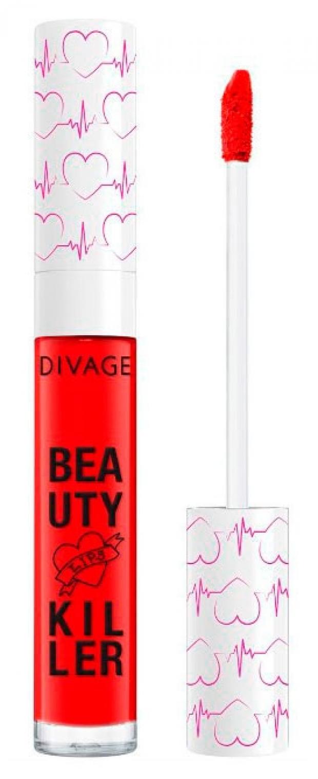 

Губная помада Divage Liquid Lipstick Beauty Killer тон 04 блеск, 1 шт