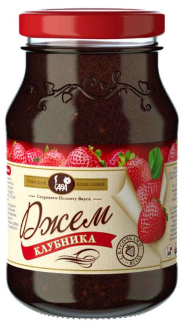 

Джем САВА клубничный, 300 г