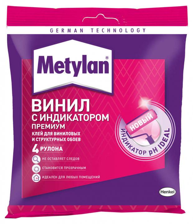 Клей обойный Metylan винил премиум с индикатором, 100 г