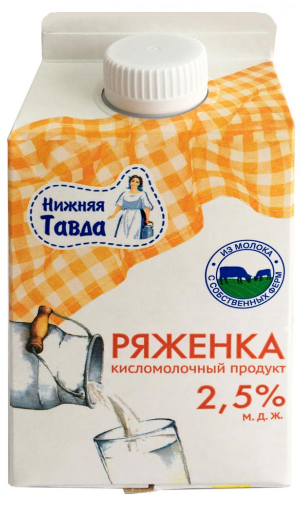 Ряженка Нижняя Тавда 2,5%, 450 мл