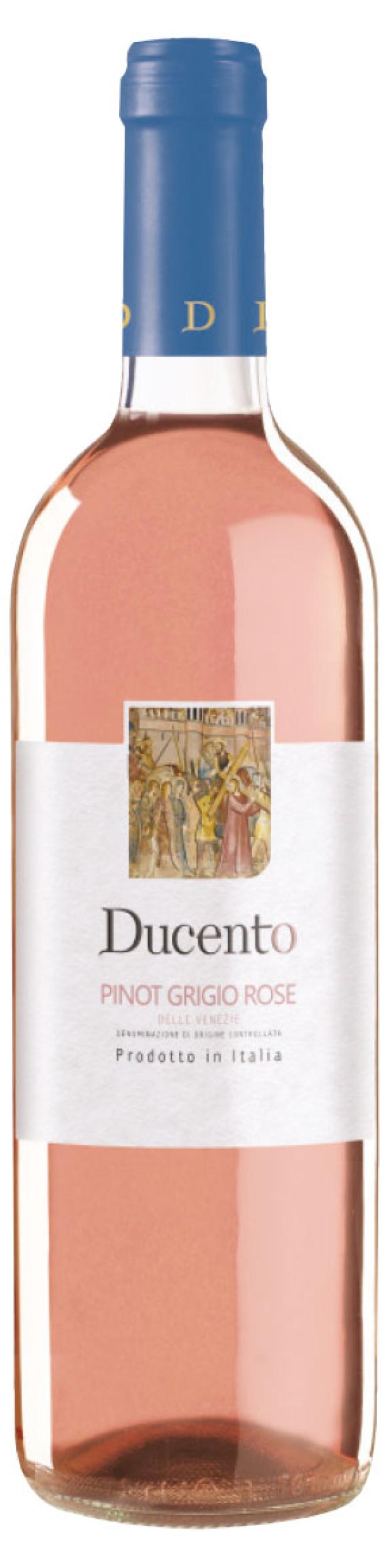 Вино Ducento Pinot Grigio Rose розовое сухое Италия, 0,75 л вино lenotti pinot grigio белое сухое италия 0 75 л