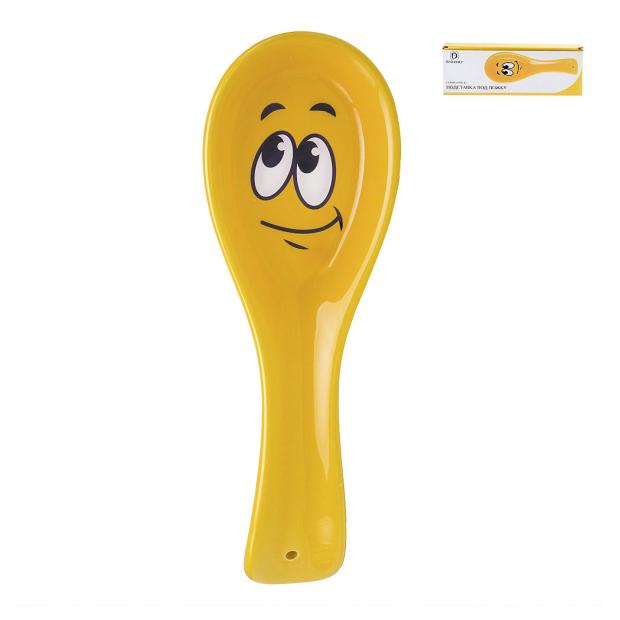 

Подставка под ложку Dolomite Smile желтая, 23х8х2,5 см