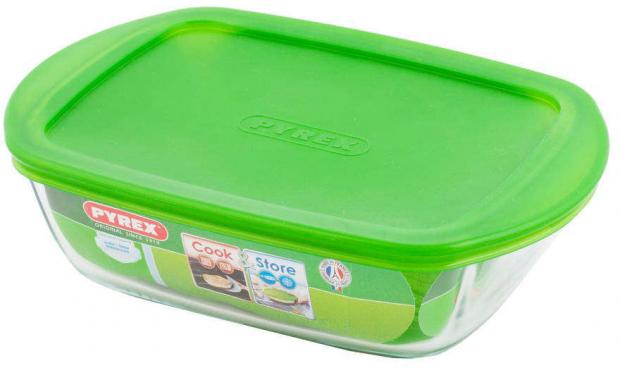 форма для запекания pyrex cook freez 242p000 22x17x6см 1 5л Форма для запекания с крышкой Pyrex Cook&Store, 23х15 см