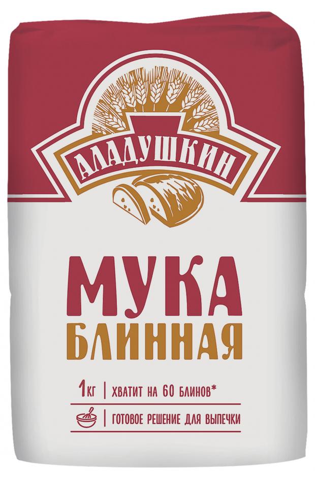 Мука блинная Аладушкин 1 сорт 1 кг 129₽