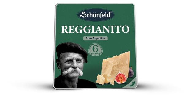 

Сыр твердый Schonfeld Reggianito 6 месяцев, 175 г