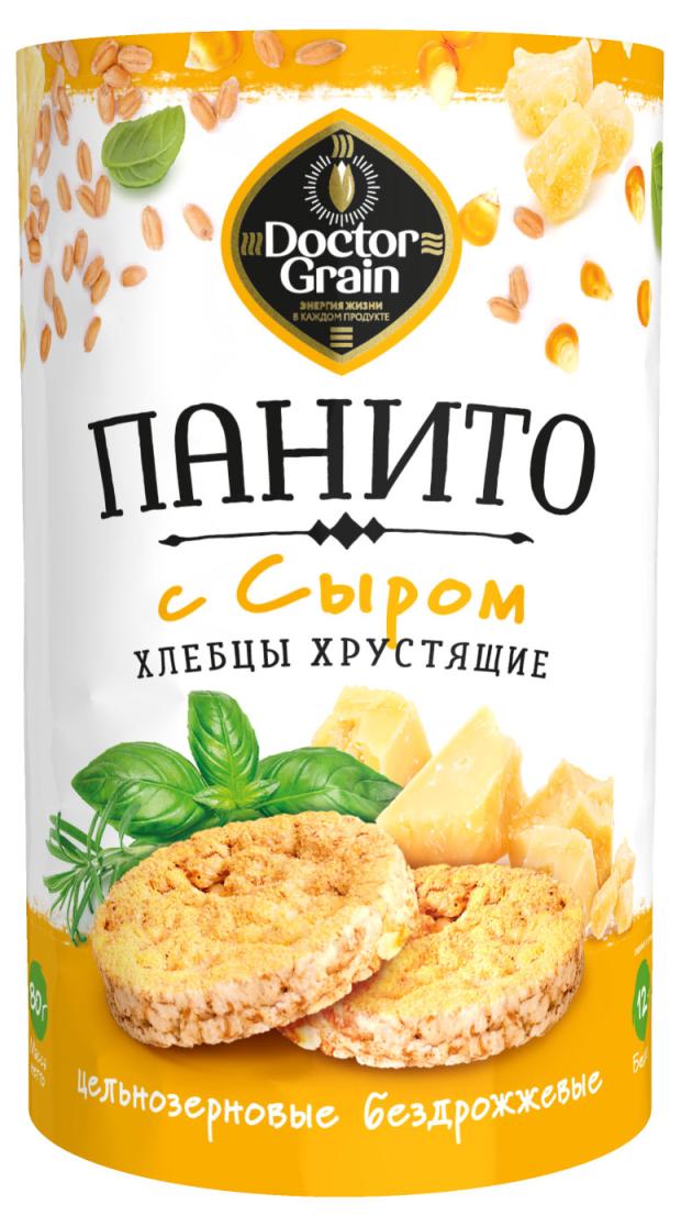 

Хлебцы хрустящие Doctor Grain Панито с сыром, 80 г