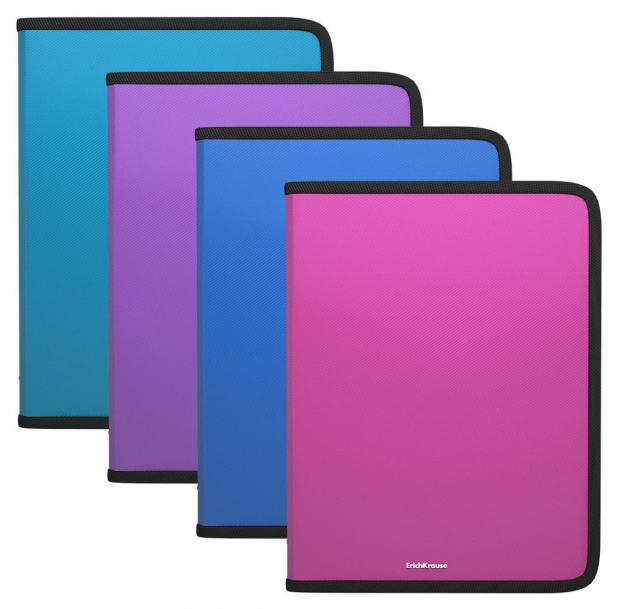 

Папка на молнии ErichKrause Vivid Colors A4, 30х21,5 см